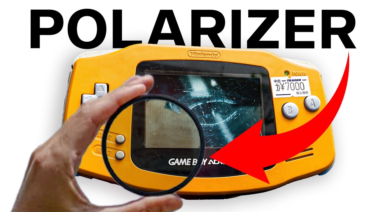 Game Boy Advance Polarizer Repair - Is It Even Possible?