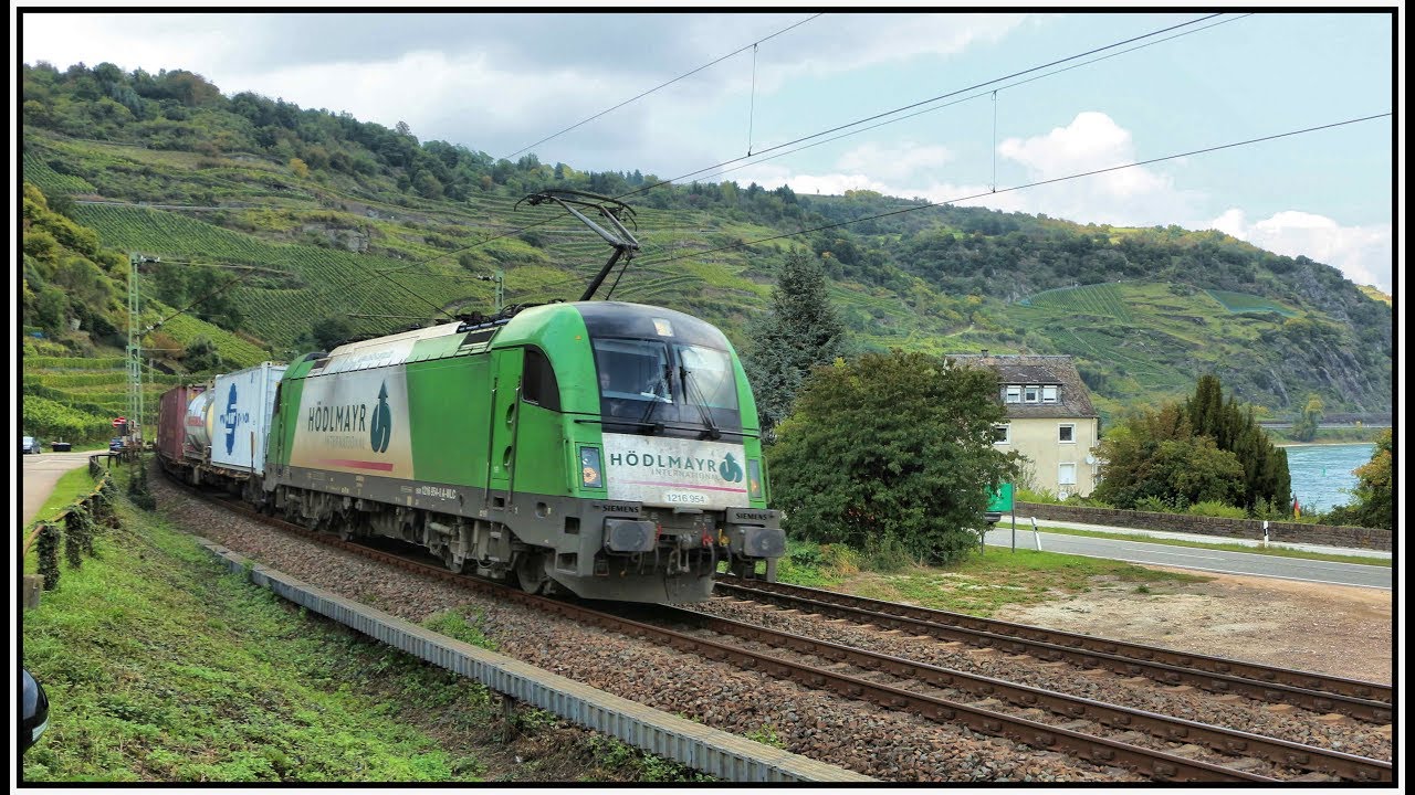 Zugverkehr an der linken Rheinstrecke