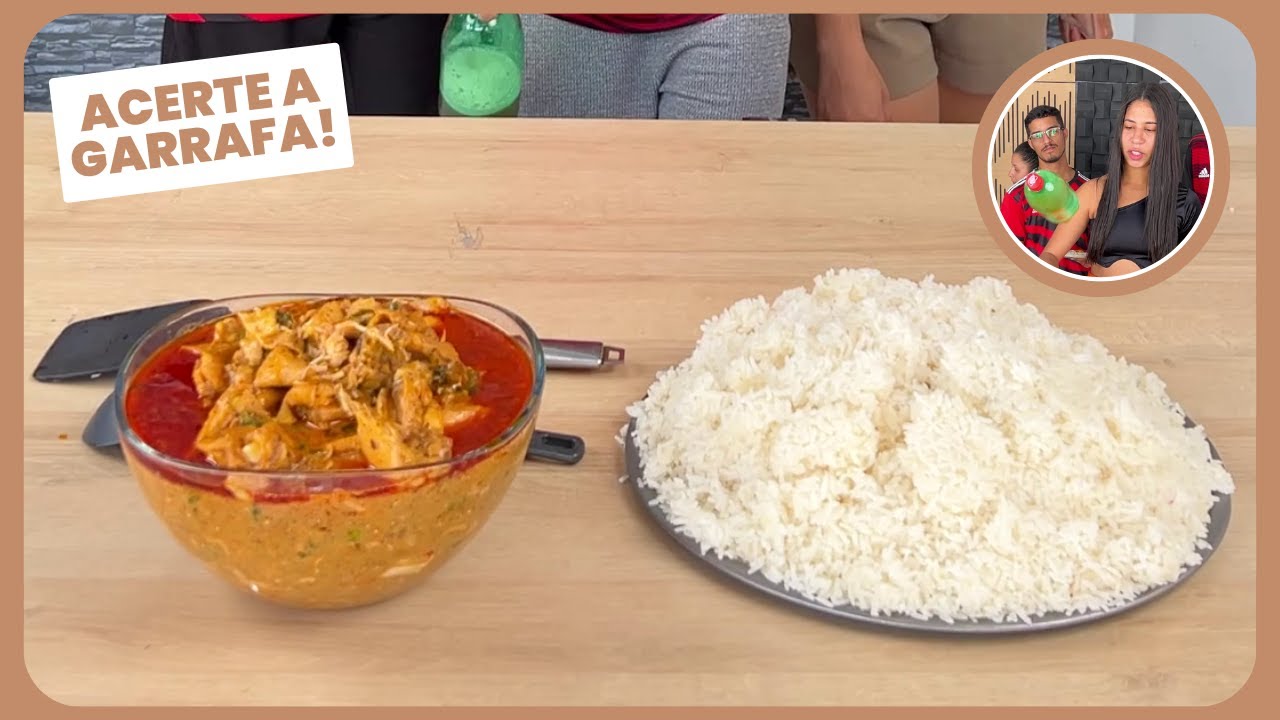 Acerte a garrafa e coloque o almoço quantas vezes quiser!