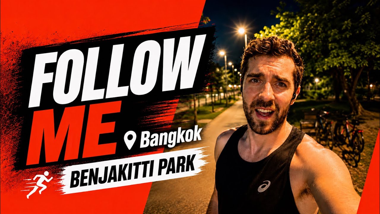 Follow Me: Running Benjakitti Park in Bangkok 🇹🇭
