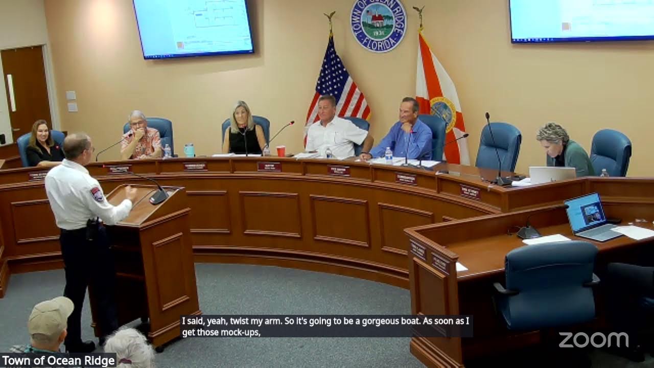 Ocean Ridge Regular Town Commission Meeting 251006