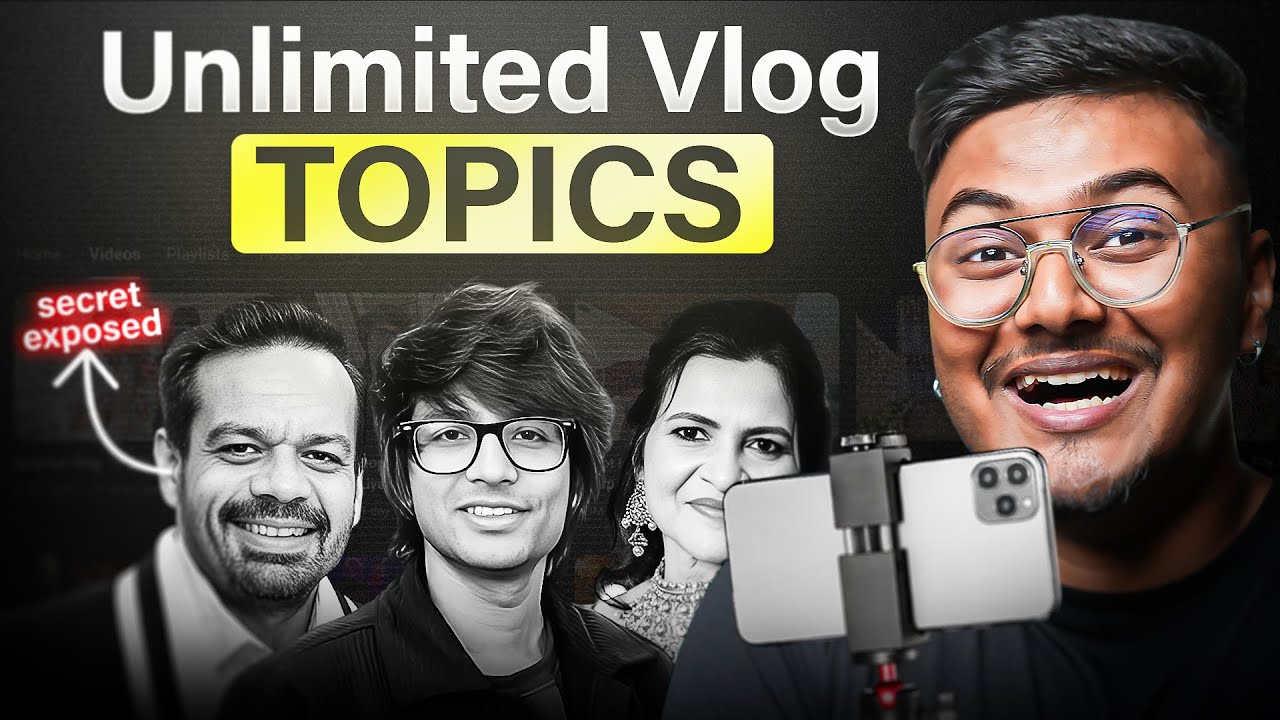 Daily Vlogs के लिए Unlimited Topics कहा से लाये (2026) | How to Find Trending Topic for Vlog!