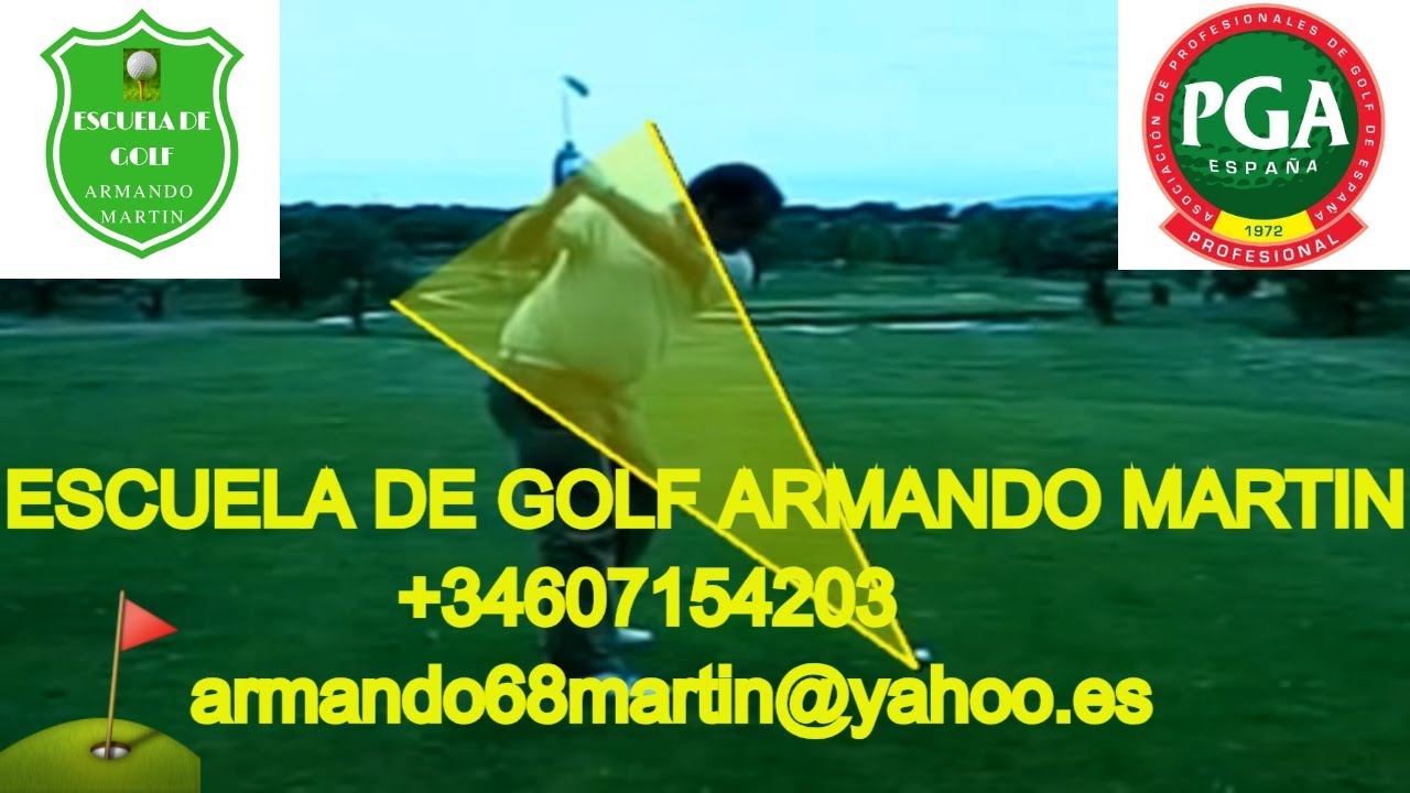 CLASES DE GOLF EN ESPAÑOL-swing de hierro o swing de madera⛳