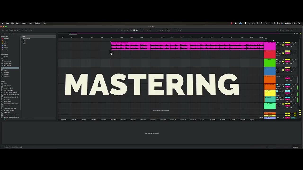MEZCLA Y MASTERING EN ABLETON LIVE
