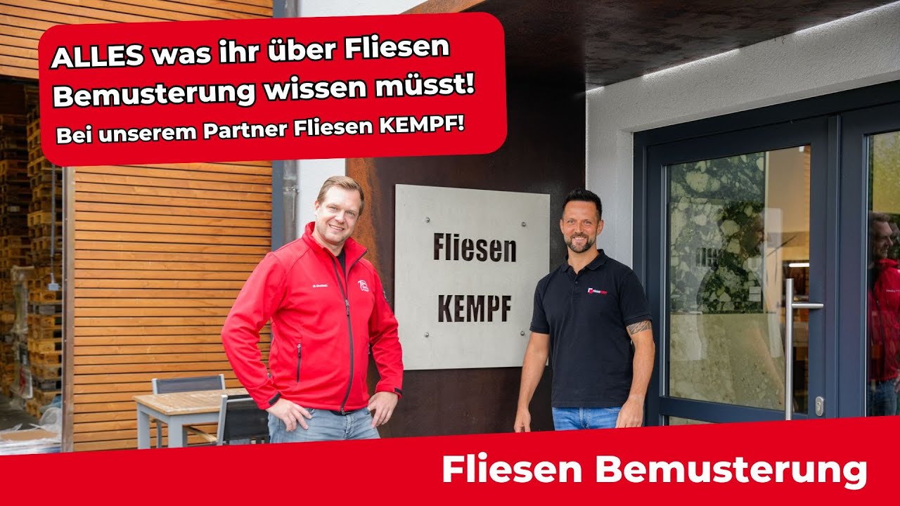 Fliesen, Böden, Bäder – so läuft die Bemusterung bei Fliesen Kempf!