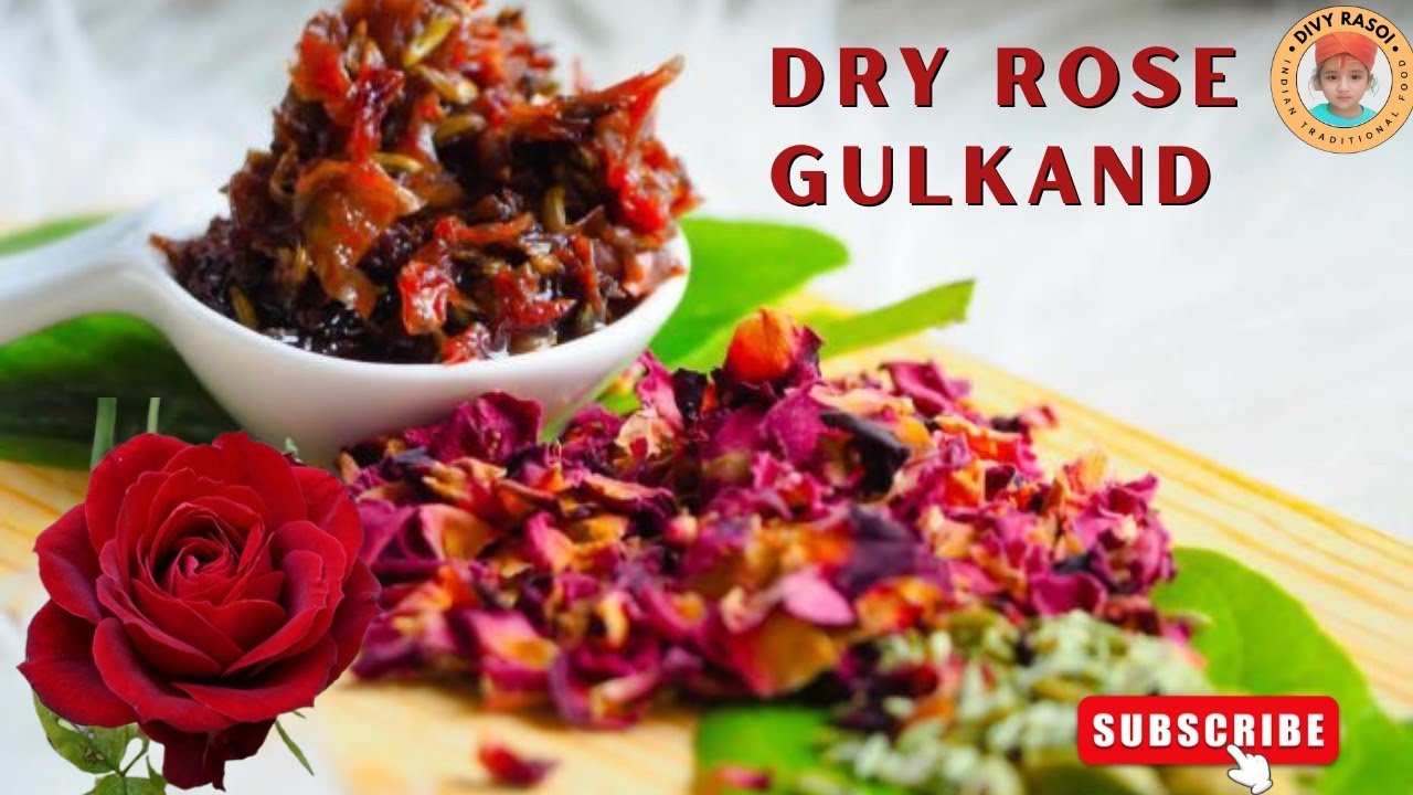 Dry Rose Gulkand Recipe|"गुलाब की सूखी पंखुड़ियों से बनाएं अनोखा गुलकंद—स्वाद और सुगंध का जादू!" 🌹🌹