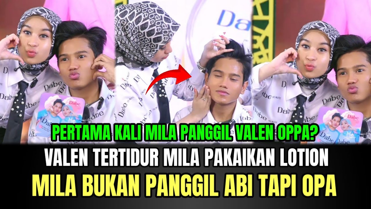 Valen Tertidur Mila Pakaikan Lotion, Mila Langsung Panggil Valen Oppa!