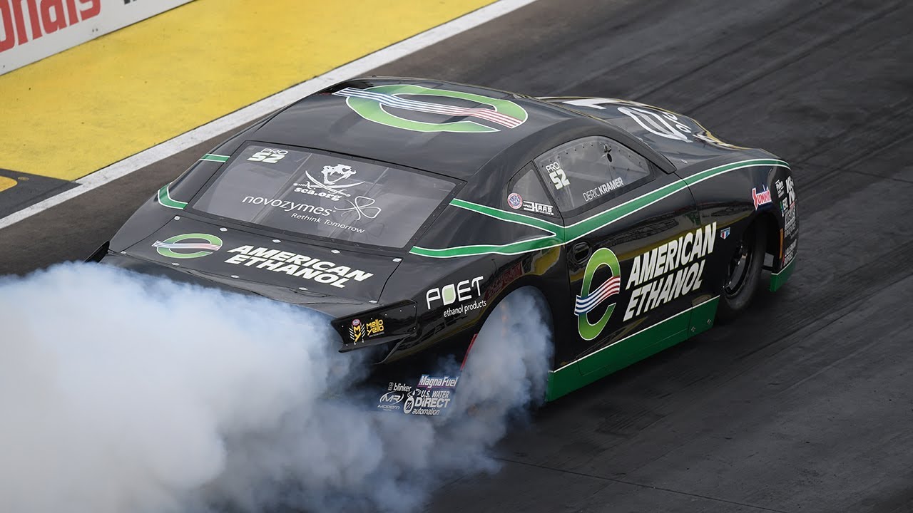 Deric Kramer races to his first career win