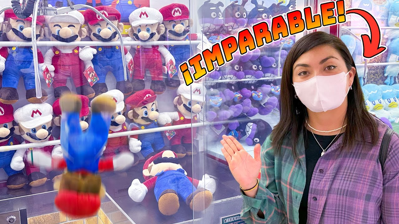 La MAQUINA DE GANCHO de la NUEVA PELICULA DE SUPER MARIO BROS en JAPON