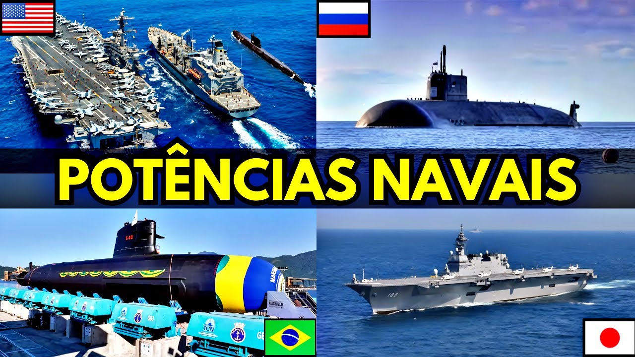 10 PA&Iacute;SES COM MAIOR PODER NAVAL DO MUNDO