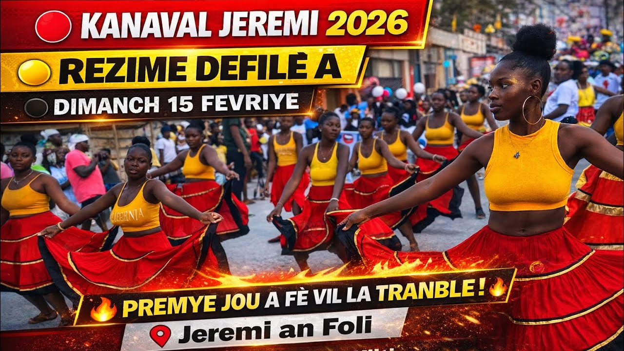 KANAVAL JEREMI 2026 /PREMYE JOU a fè vil la tranble 