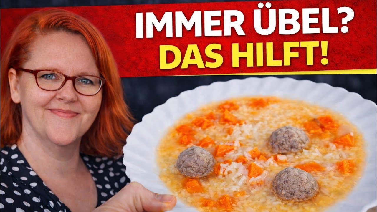 St&auml;ndig &Uuml;belkeit nach dem Essen? Diese Suppe hilft sofort (histaminarm)! 