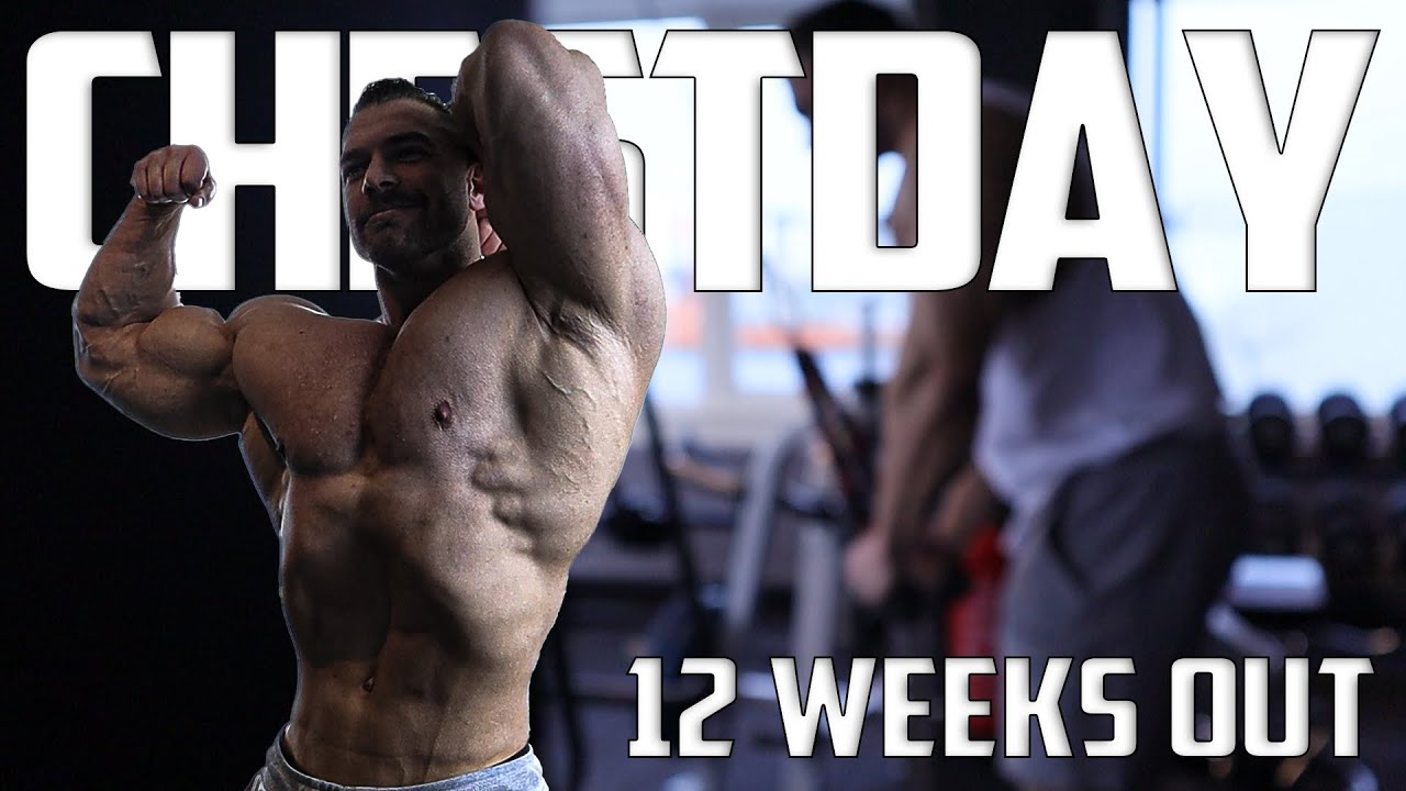 CHEST DAY AT 12 WEEKS OUT | Jelle Starreveld