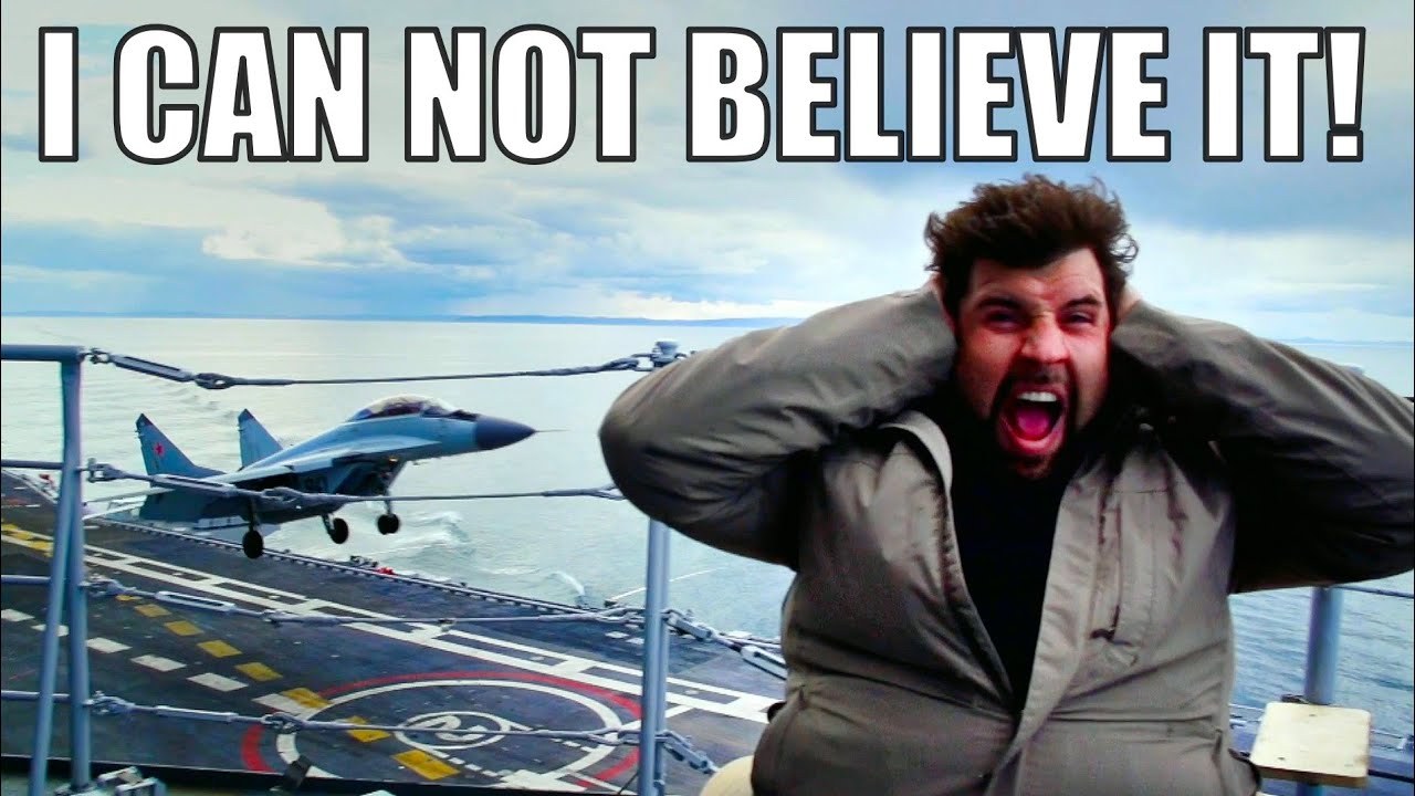 How Do You Land Russia's MiG-29K Jet Fighter on Russian Aircraft Carrier!?