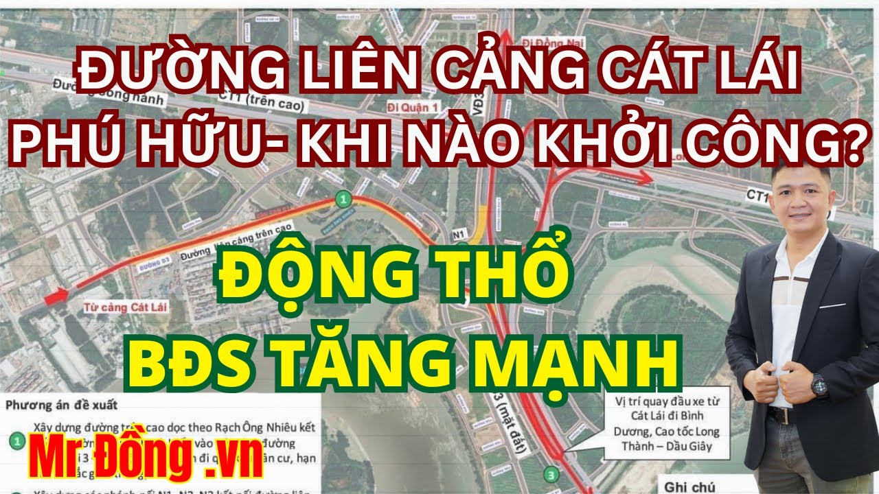ĐƯỜNG LIÊN CẢNG CÁT LÁI - CẢNG PHÚ HỮU| KHỞI CÔNG CẢ KHU ĐÔNG VUI MỪNG
