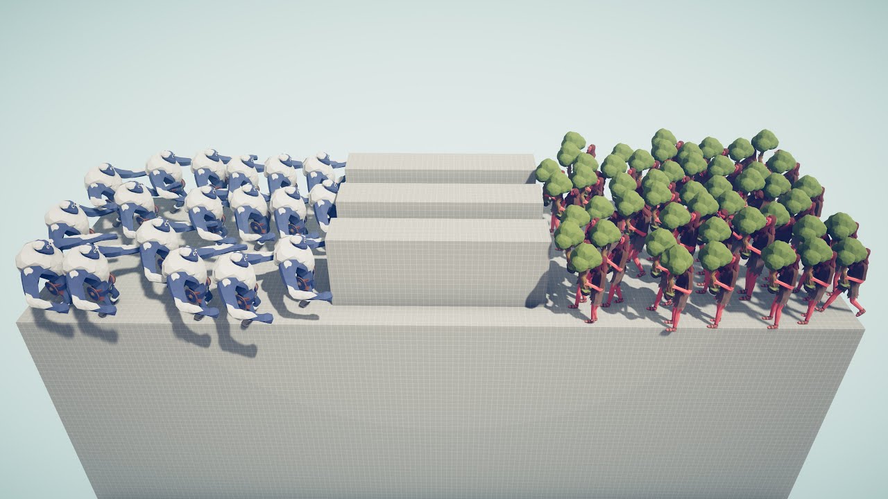 100 UNITS vs 100 UNITS - Totally Accurate Battle Simulator TABS