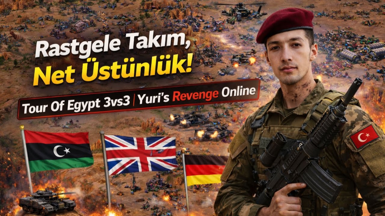 Libya ile Okudum, Bastım, Kazandım! | Yuri’s Revenge Online 3vs3