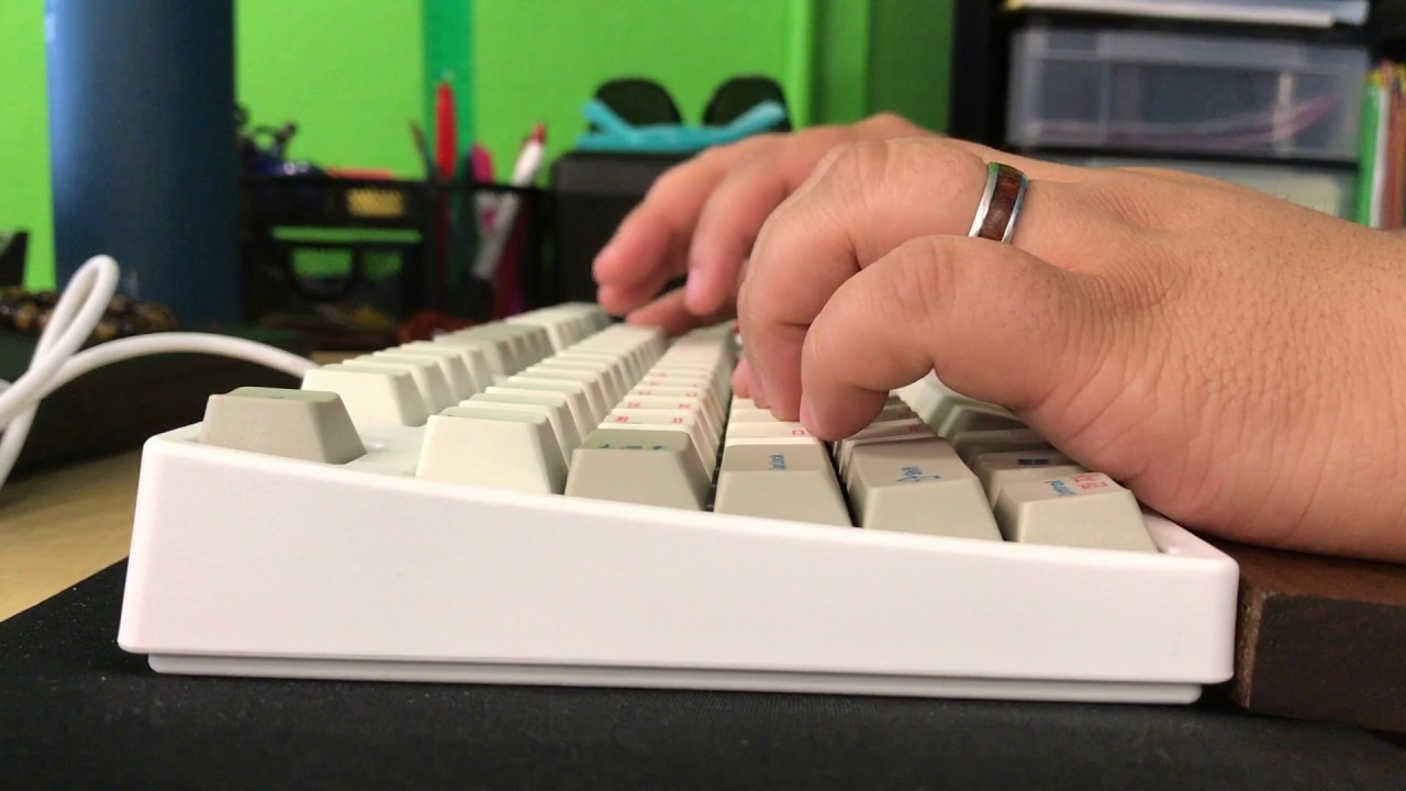 Mechanical Typing Sounds: MX Silent Red on Filco MJ2 w/ PBT Keycaps