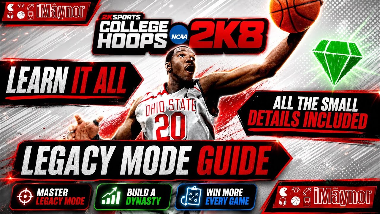 College Hoops 2k8 Legacy Mode Guide
