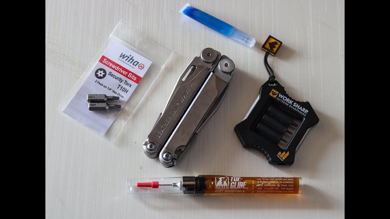 Leatherman Wave cleaning and lubricating routine (Partial Dissasambly)