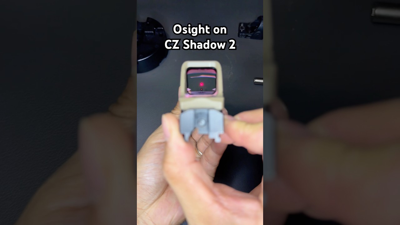 Install OLIGHT Osight Red Dot on CZ Shadow 2 #olightworld #reddot #czshadow2
