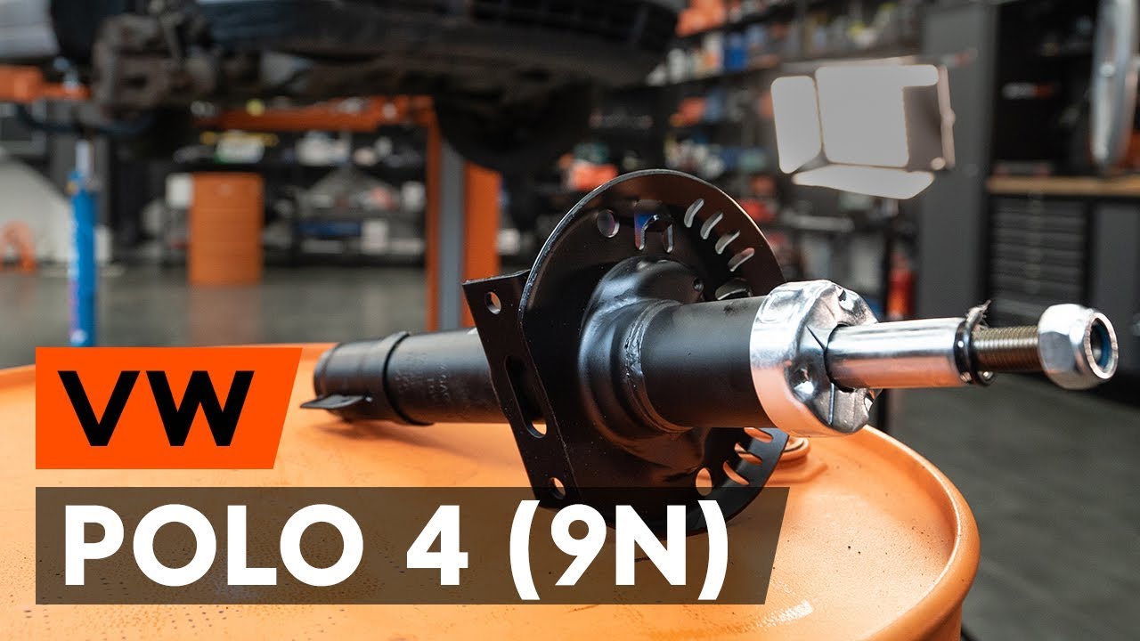 Cómo cambiar los puntal amortiguador delantero en VW POLO 4 (9N) [VÍDEO TUTORIAL DE AUTODOC]