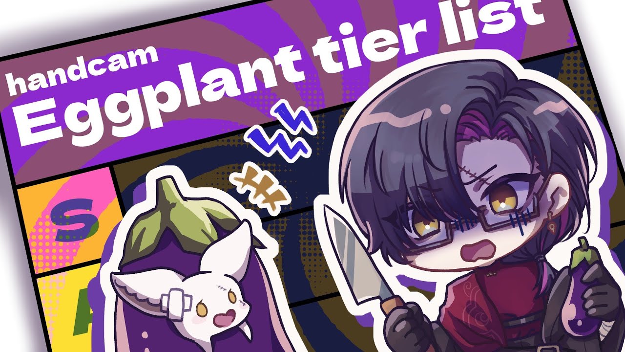 【Handcam】Eggplant tier list...🍆 (I hate it)【NIJISANJI EN | Vezalius Bandage】