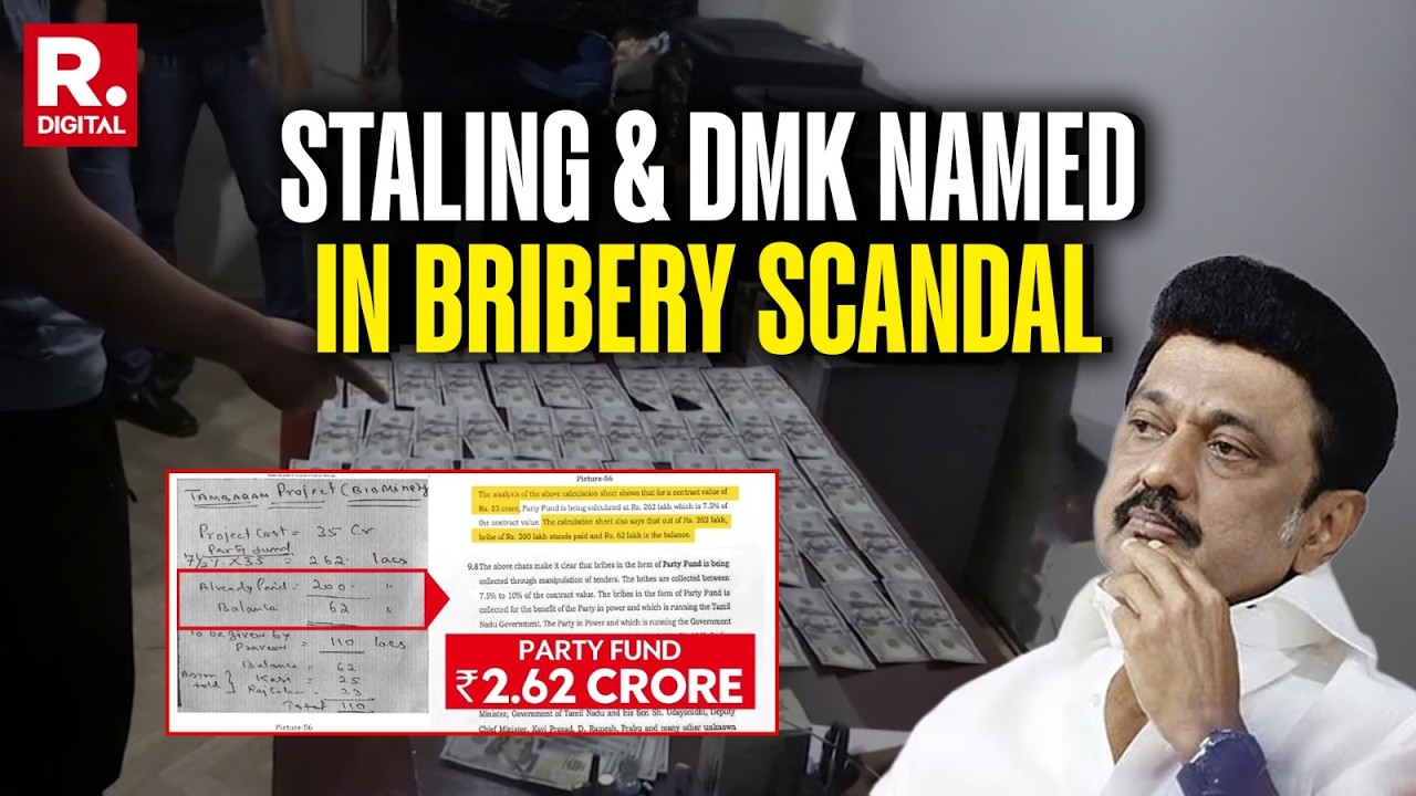 MK Stalin's DMK Named In Contract Bribery Scandal, Party Allegedly Collected 10% Of Contract Value