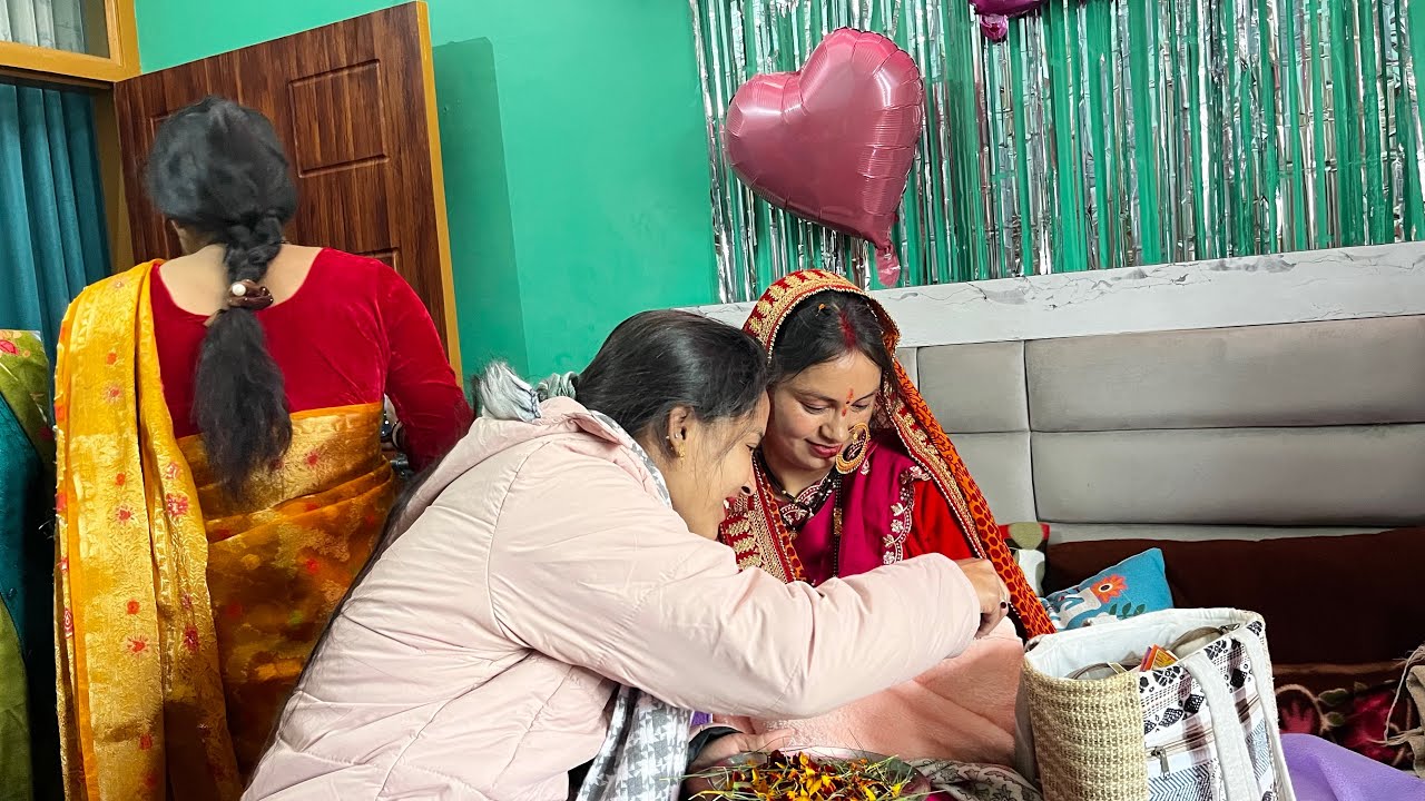 भैया भाभी की बेटी का नामकरण संस्कार में गए हम 😍😍