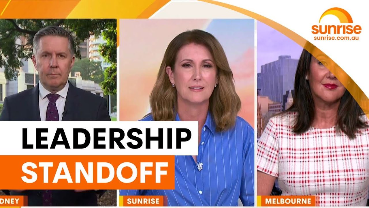 Liberal leadership standoff as defence dome debate emerges | Sunrise