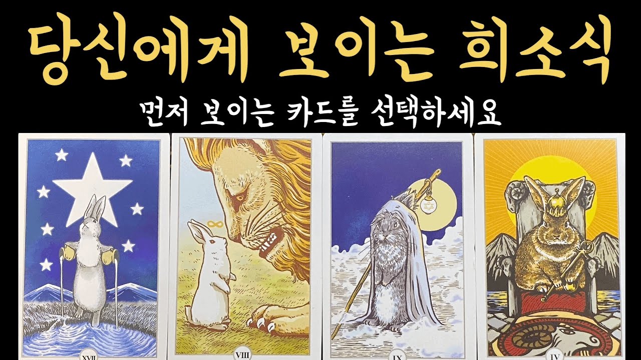 [타로] 99.9% 소름 돋게 맞는 당신에게 보이는 좋은 소식, 진심으로 기원합니다🙏🏻