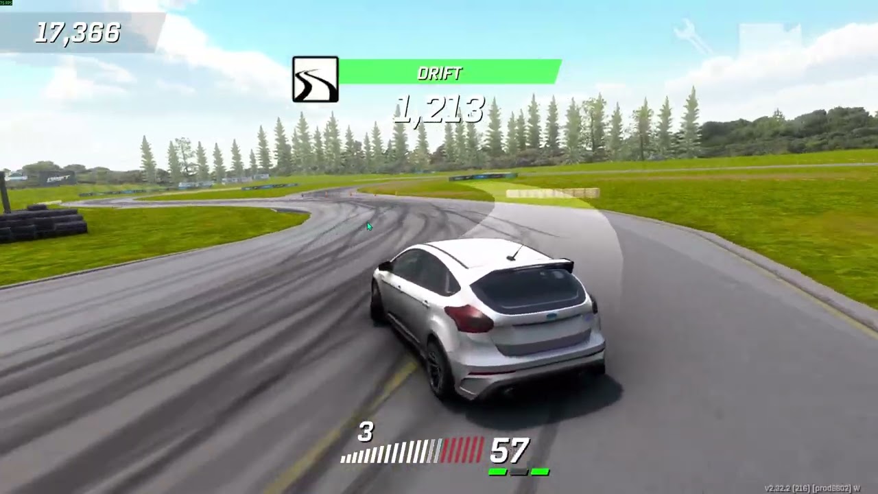 Driving the Ford focus RS in Torquedrift
