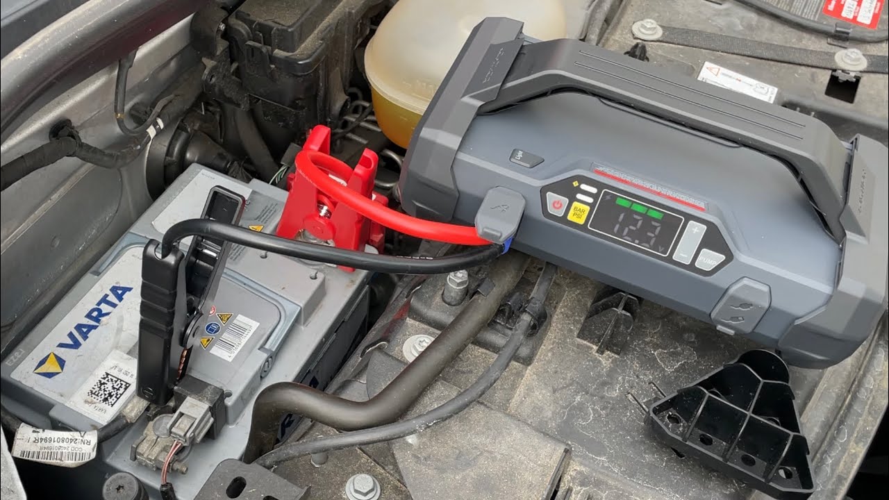 2000A 12V Lithium Starthilfe mit Kompressor & LED - Lokithor JA301 Powerpack Unboxing & Anleitung