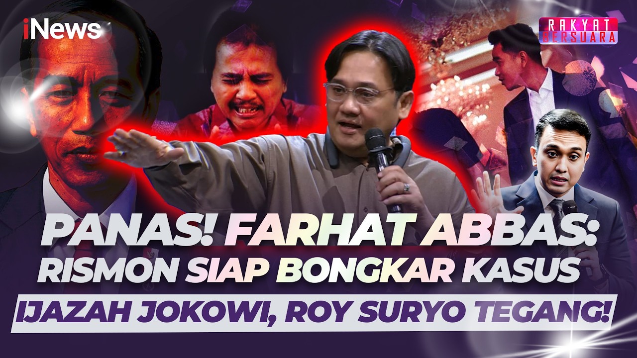 TIM ROY SURYO PANIK! Farhat Abbas Sebut Rismon Bakal Buka Rahasia Kasus Ijazah Jokowi