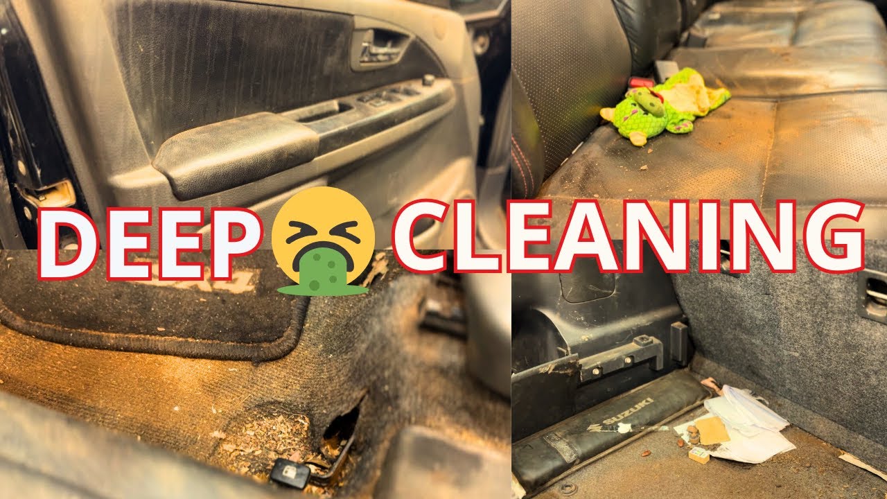 CARRO MAIS SUJO QUE JÁ LIMPEI - DEEP CLEANING ASMR