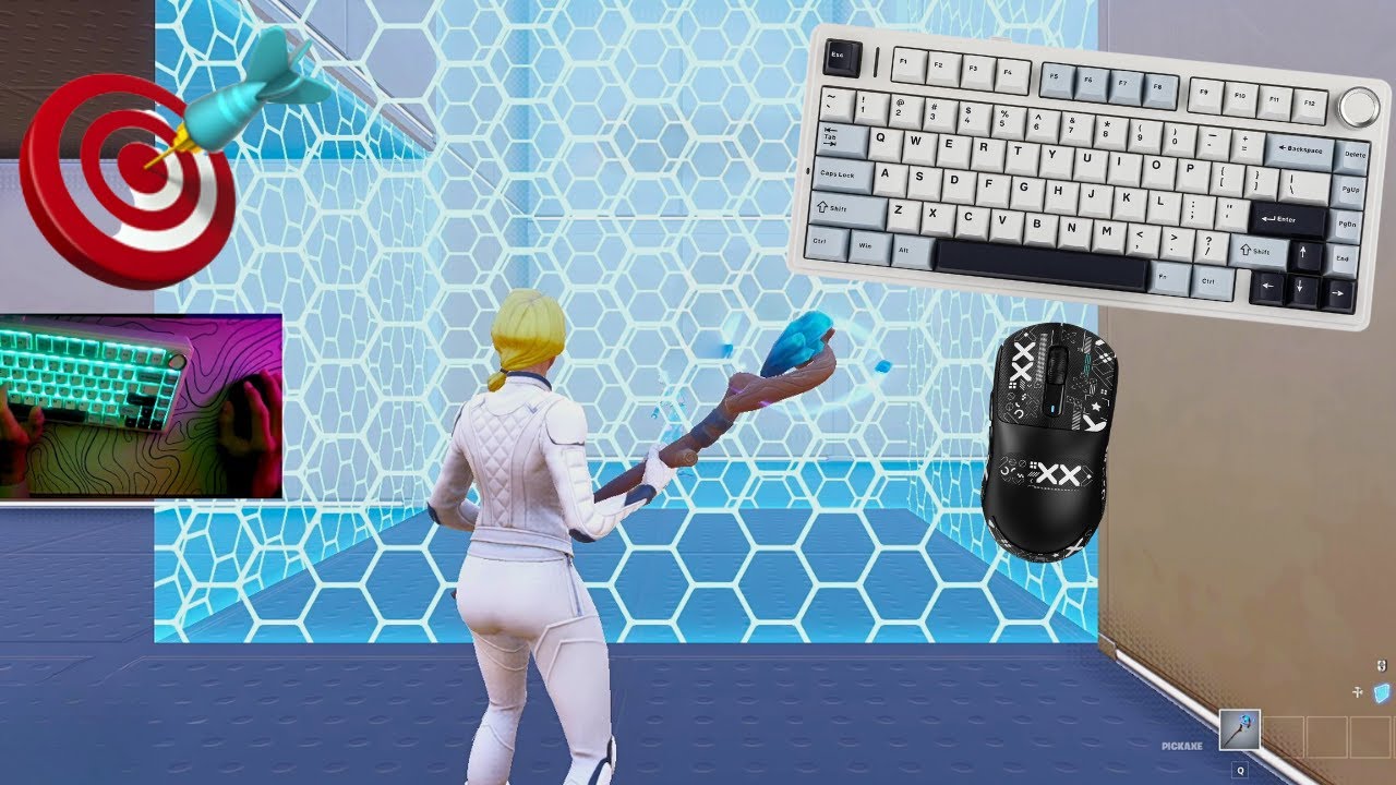 Fortnite 2v2 Piece Control😍 AULA F75 ASMR💤