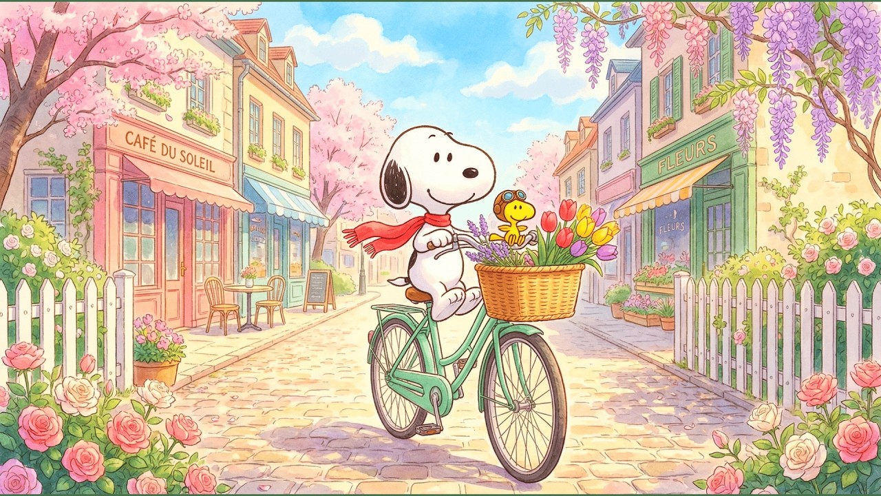 Morning Coffee & News with Snoopy ☕📰 | Chill Jazz Vibes for Peaceful Days