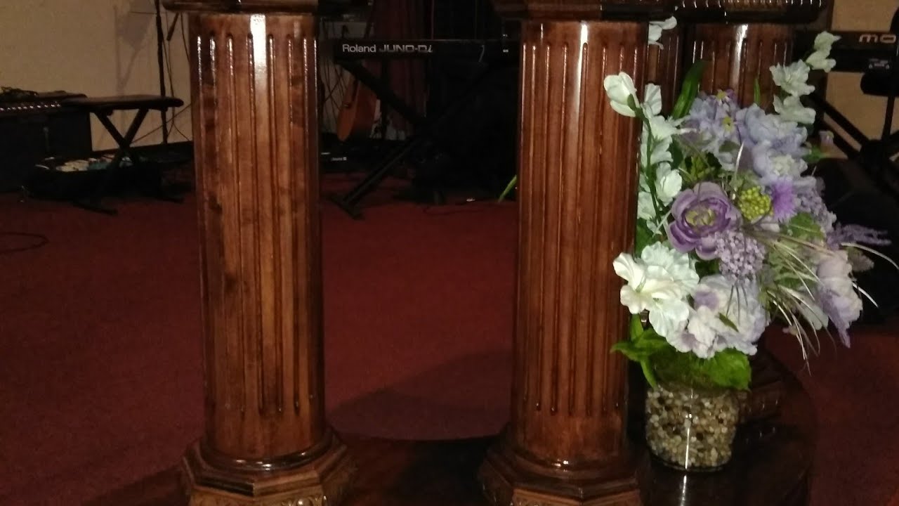 Como se hace un Pedestal,   Columna o Pilar con madera recyclable