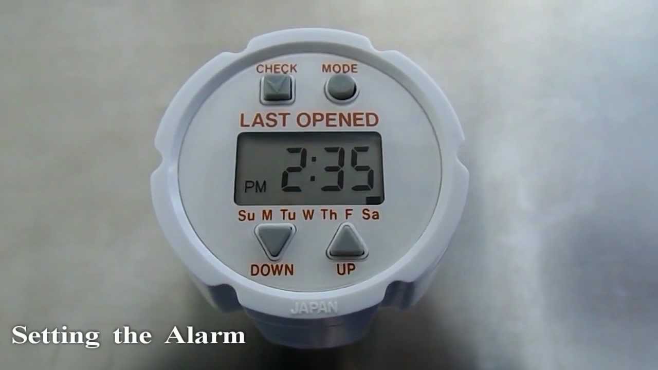 e pill Multi Alarm Time Cap Setting the Alarm