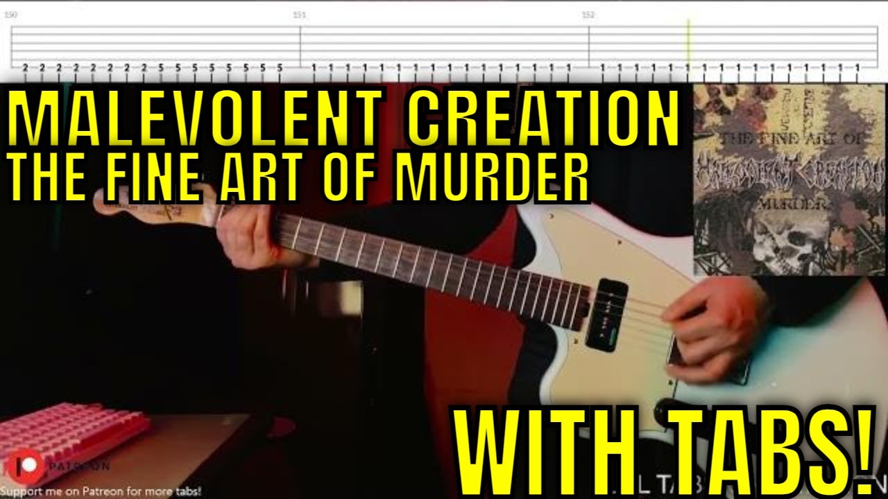 Malevolent Creation - The Fine Art Of Murder (Guitar Cover) | WITH TABS