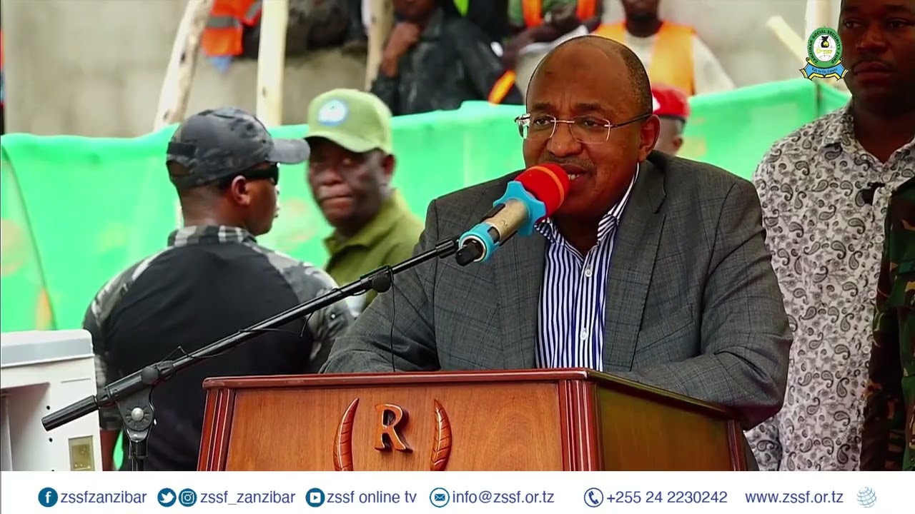 HOTUBA YA RAIS DK HUSSEIN MWINYI - UWEKAJI JIWE LA MSINGI