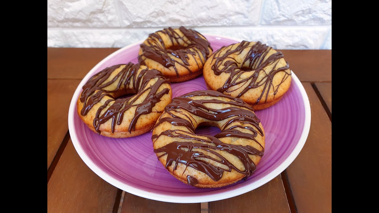 Receta FÁCIL de donuts o donas al horno esponjosos | Con molde