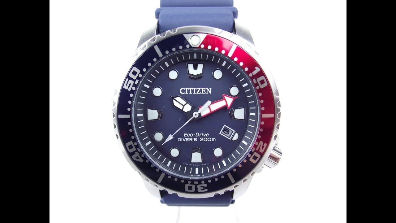 Citizen Promaster Eco-Drive Diver Reference: BN0168-06L 4K Watch Review