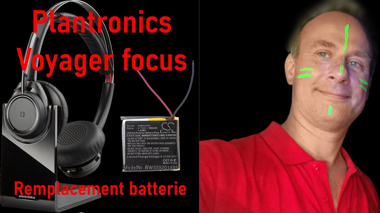 Remplacer la batterie d'un casque Plantronics Voyager Focus