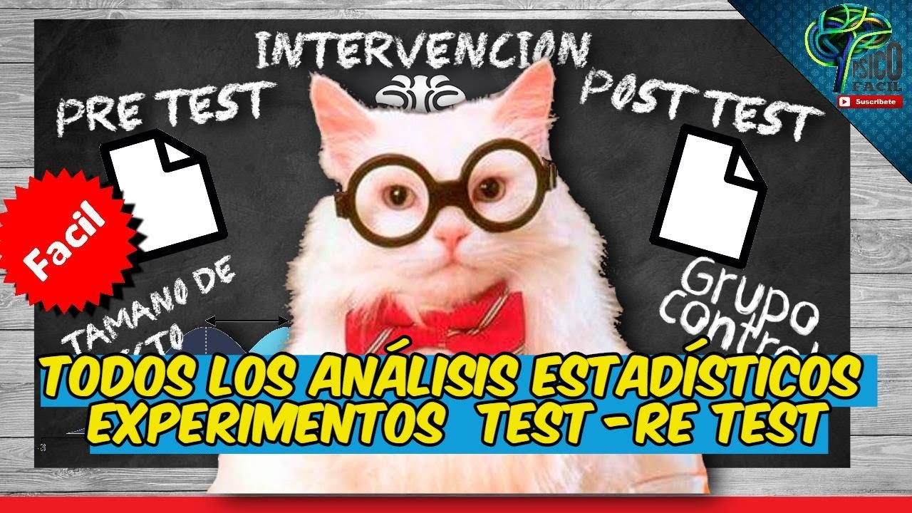 ANÁLISIS DE DISEÑOS EXPERIMENTALES | TEST- INTERVENCIÓN- RETEST (comparación y tamaños del efecto)