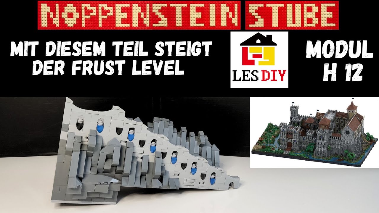 Ich hoffe es wird nicht noch schlimmer | LesDiy Modul H12 Sir Perceval´s Mittelalter Burg MOC Set