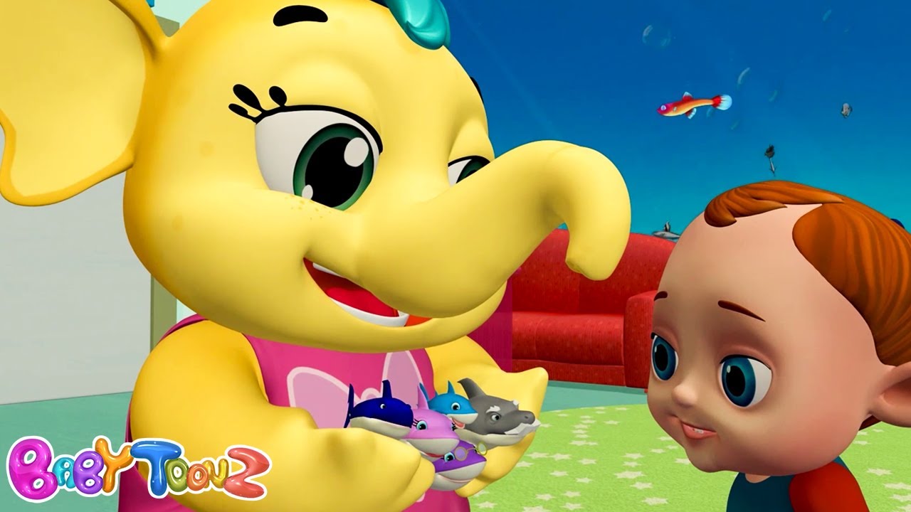Baby Shark Finger Family |  Fun Nursery Rhymes for Kids | Best Nursery Rhymes | Baby Toonz Kids TV