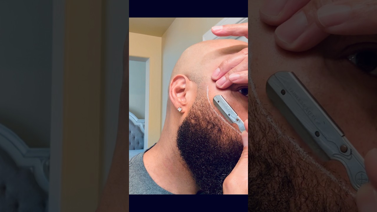Keep Your Beard Line Sharp Every Time /  How To Line Up Your Beard Cheek Line With No Mistake