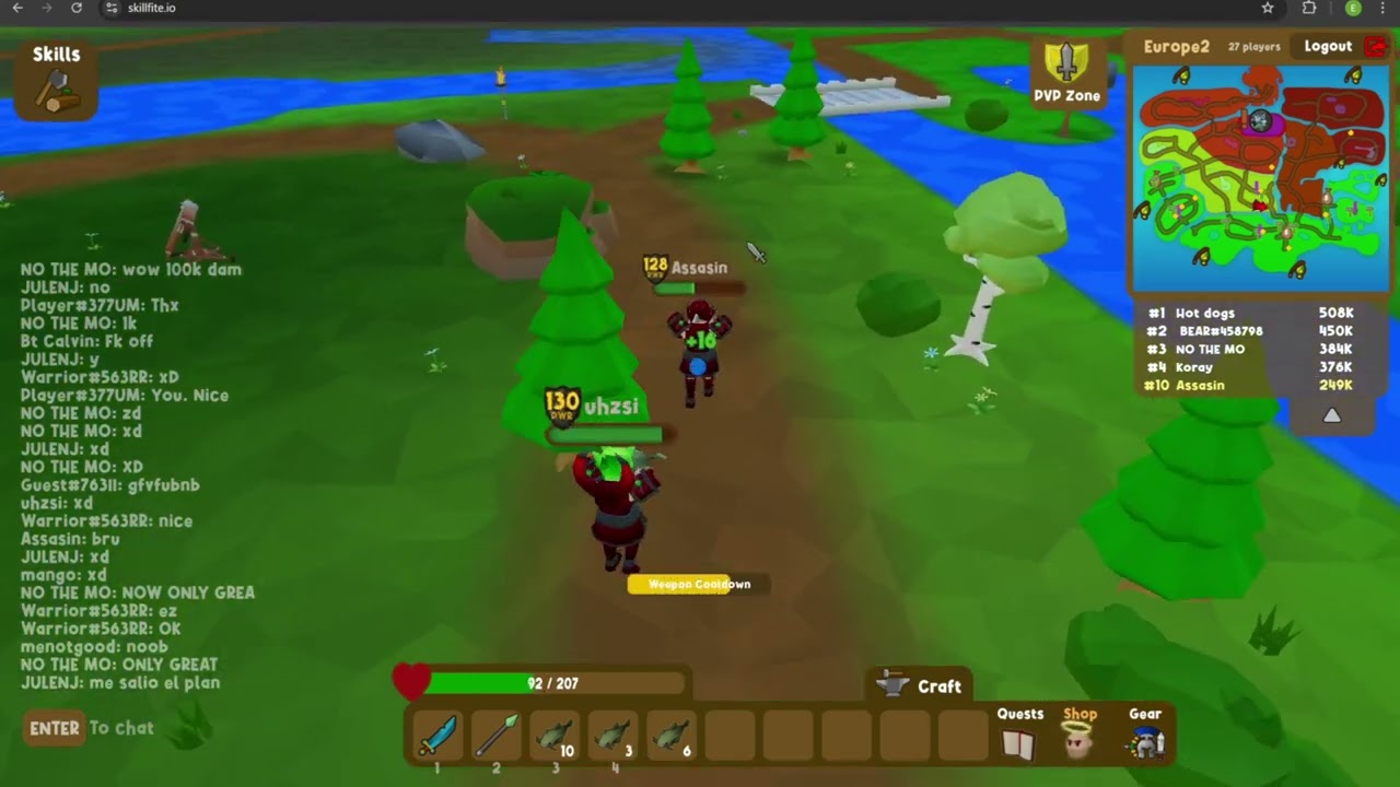 Dont mess with my farmers... skillfite.io