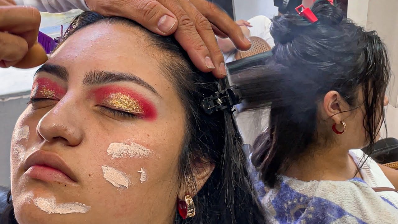 Exposing The REALITY Of Paying $20 To Get Ready At A Beauty Salon Cuz Im Running On 4h Of Sleep